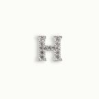 Crystal Letter H Charm