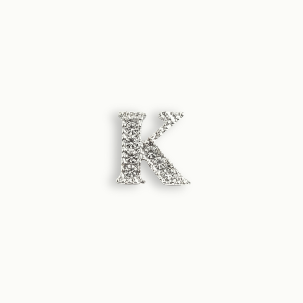 Crystal Letter K Charm