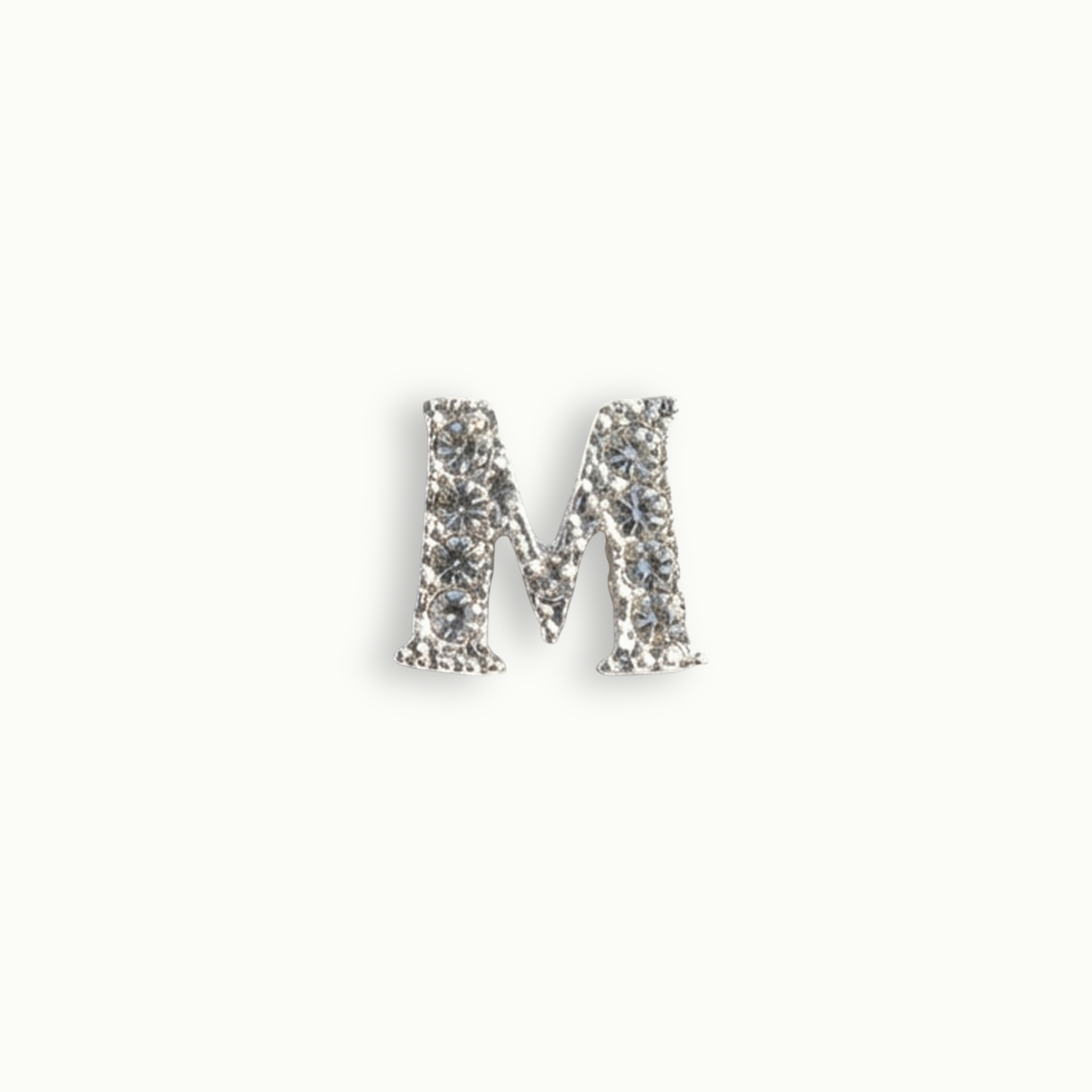 Crystal Letter M Charm