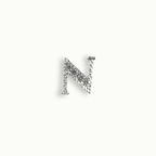 Crystal Letter N Charm