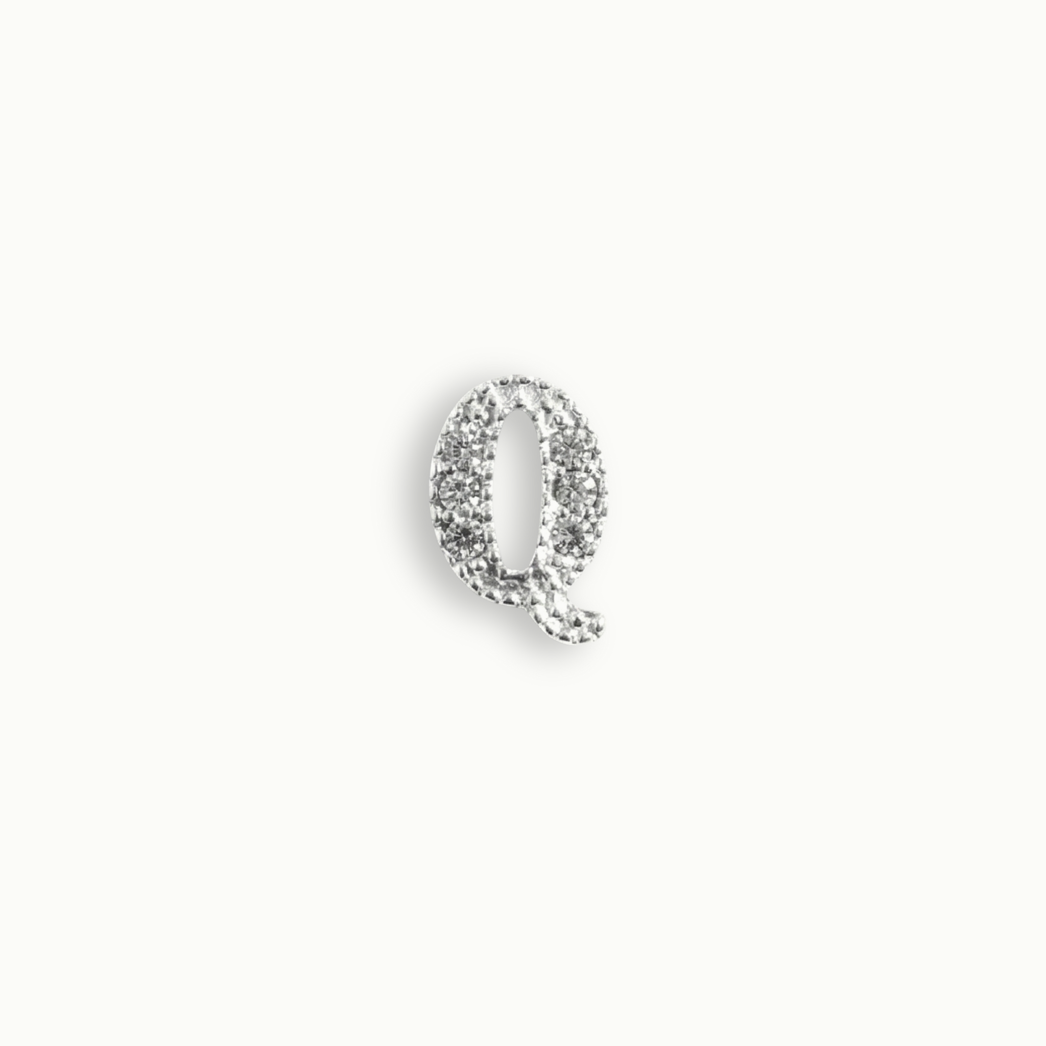 Crystal Letter Q Charm