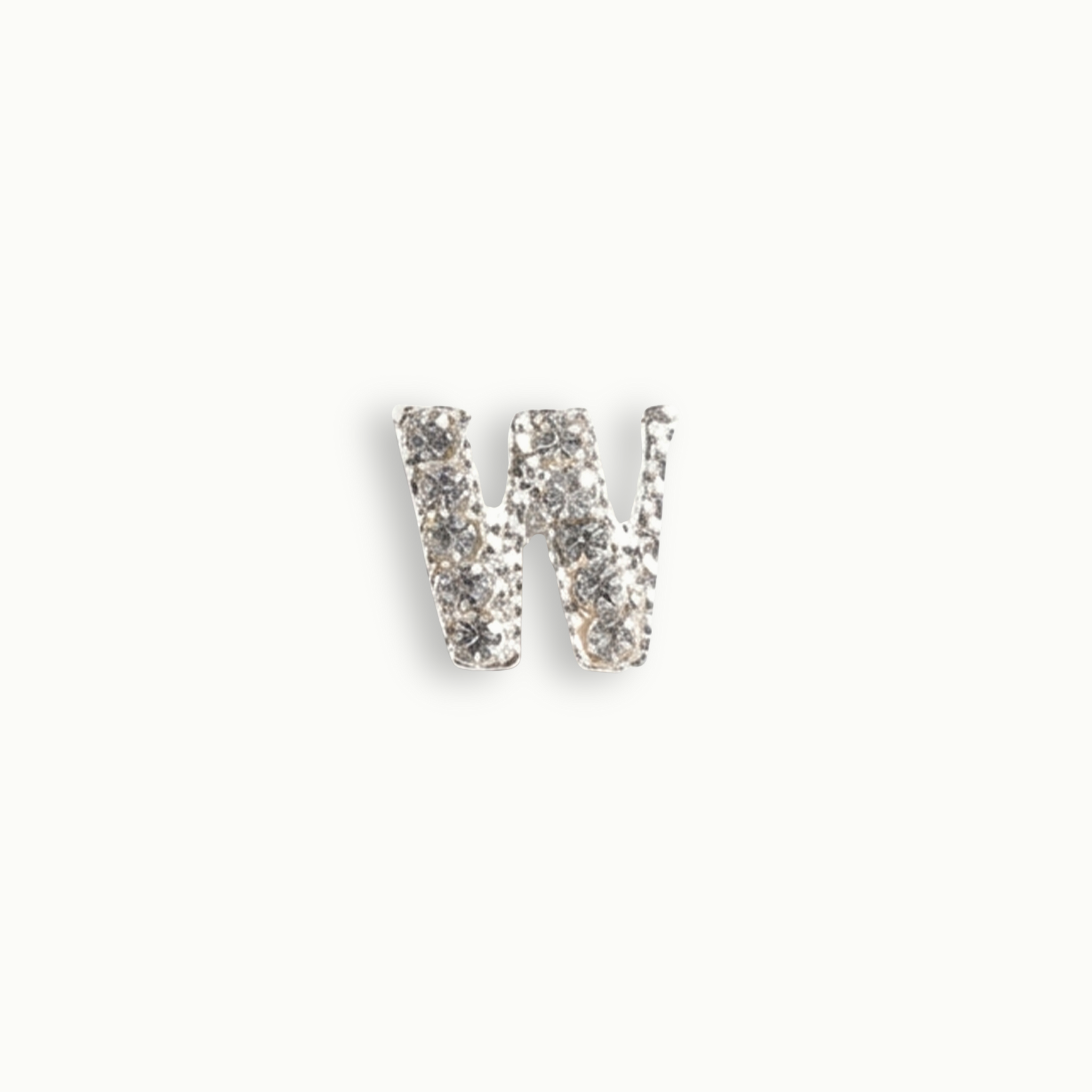 Crystal Letter W Charm