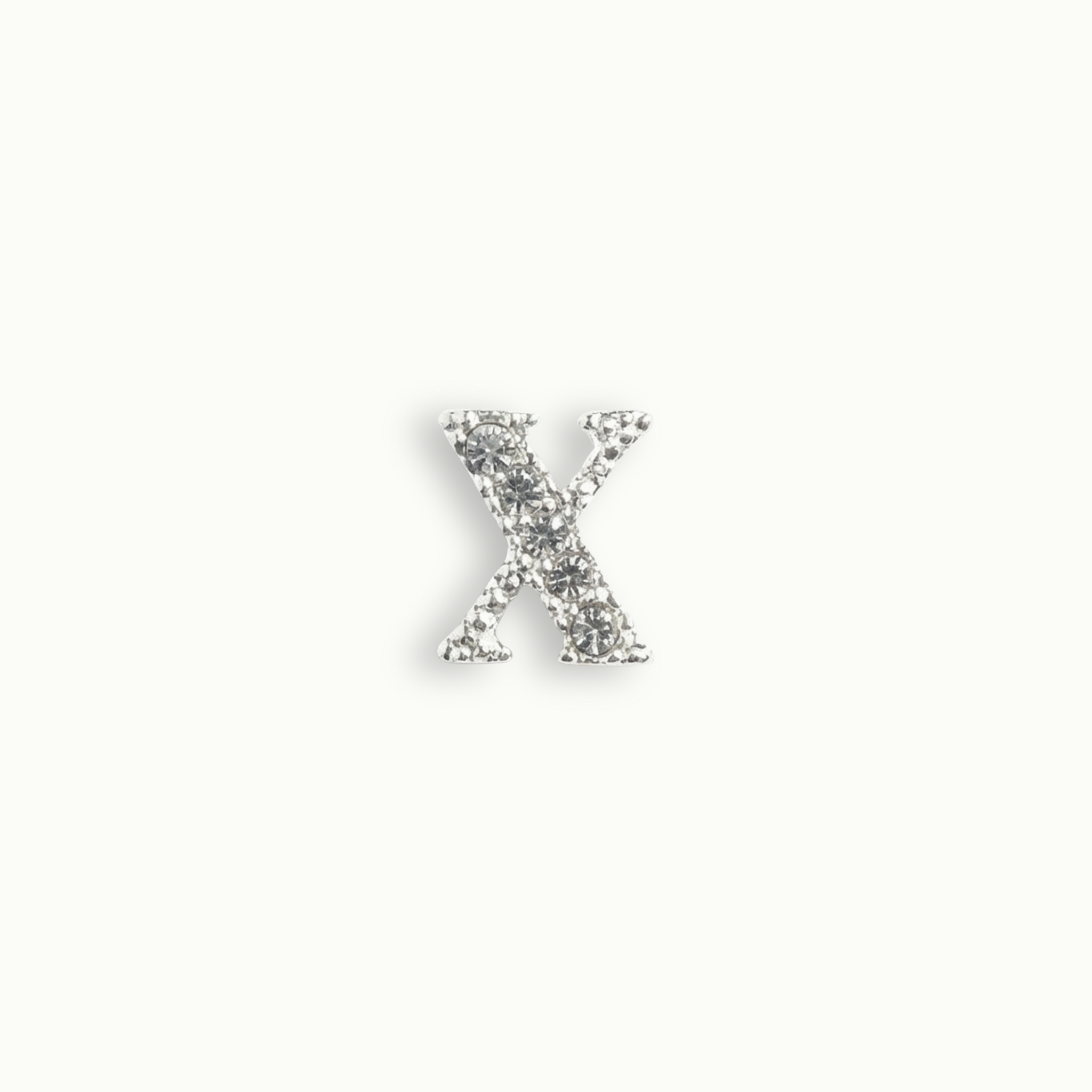 Crystal Letter X Charm