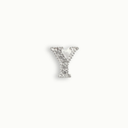 Crystal Letter Y Charm