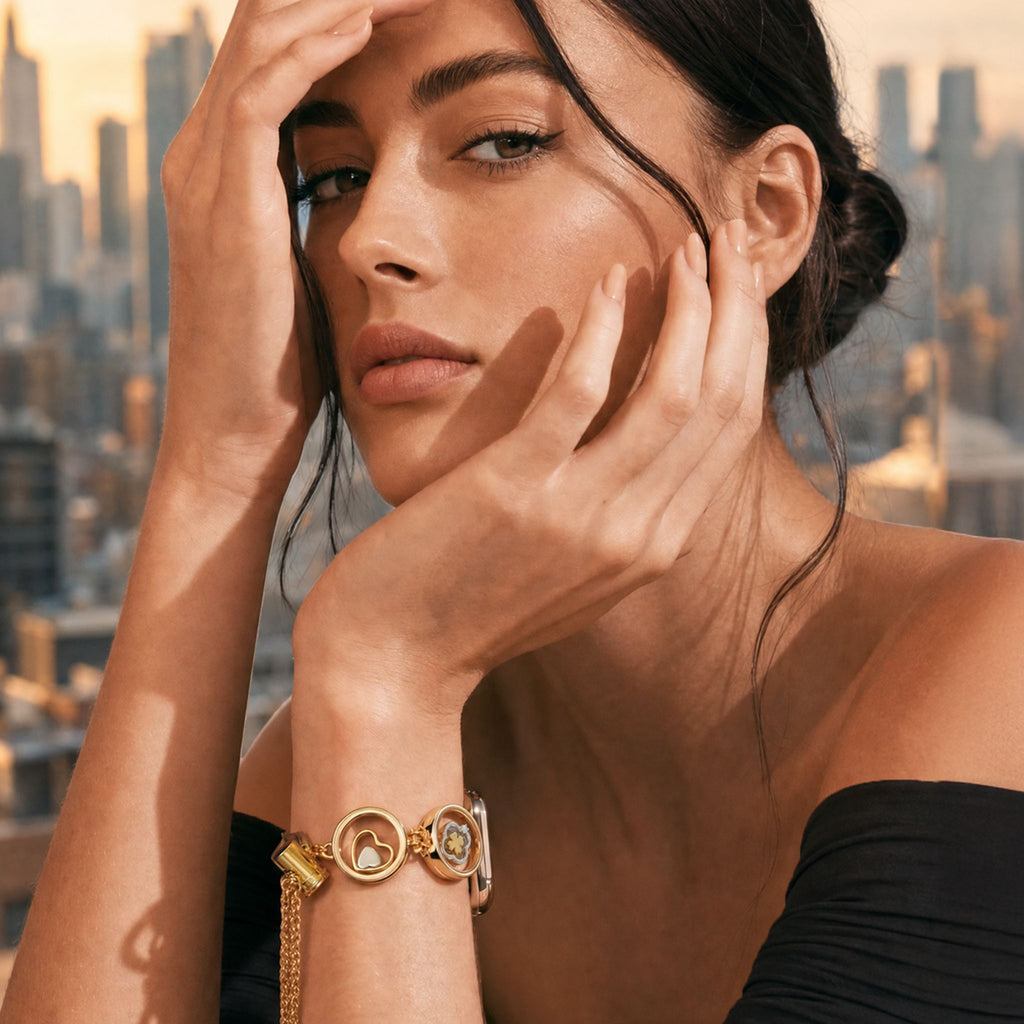 Floating Locket Apple Watch Bracelet – 18K Gold Plated