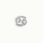 Silver Crystal Cancer Charm
