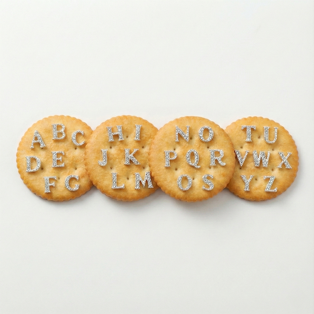 Crystal Letter X Charm