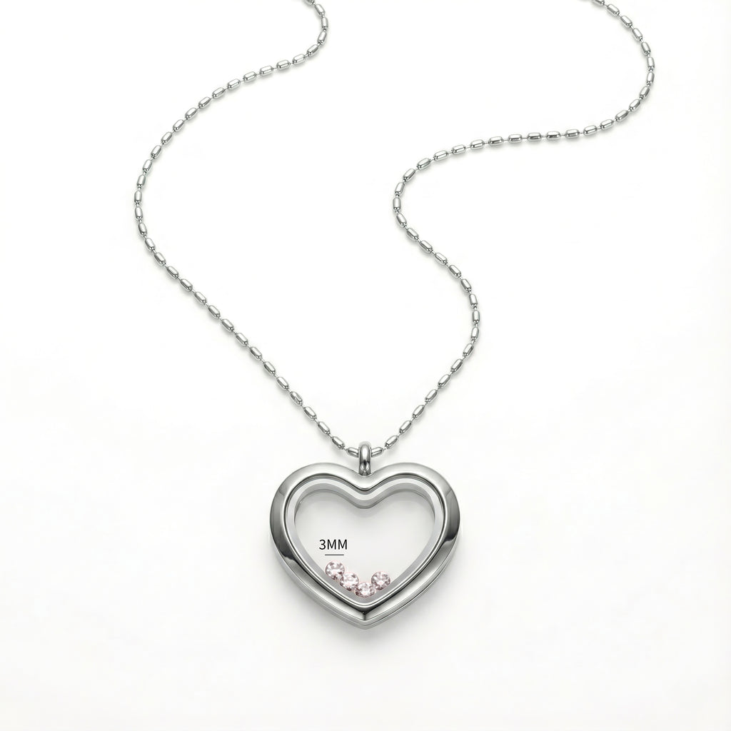 April Diamond White Birthstone Set