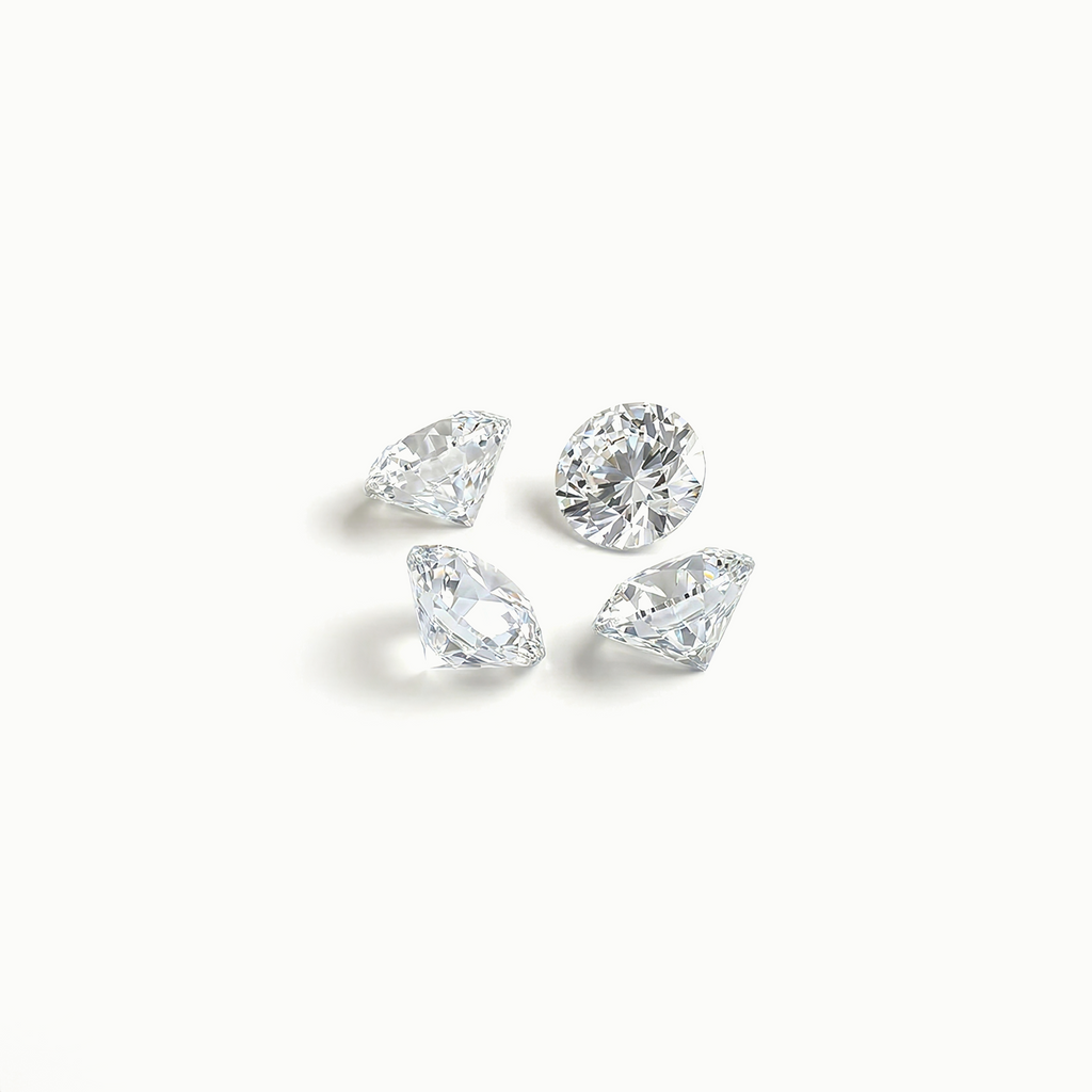 April Diamond White Birthstone Set