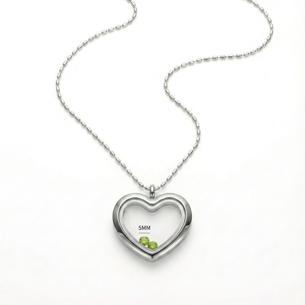 August Peridot Green Birthstone (2-Piece)