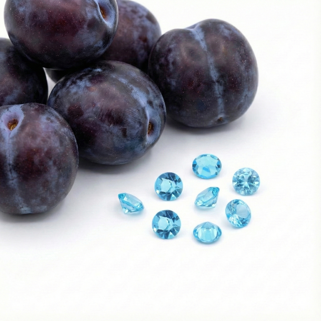 December Turquoise Blue Birthstone (2-Piece)