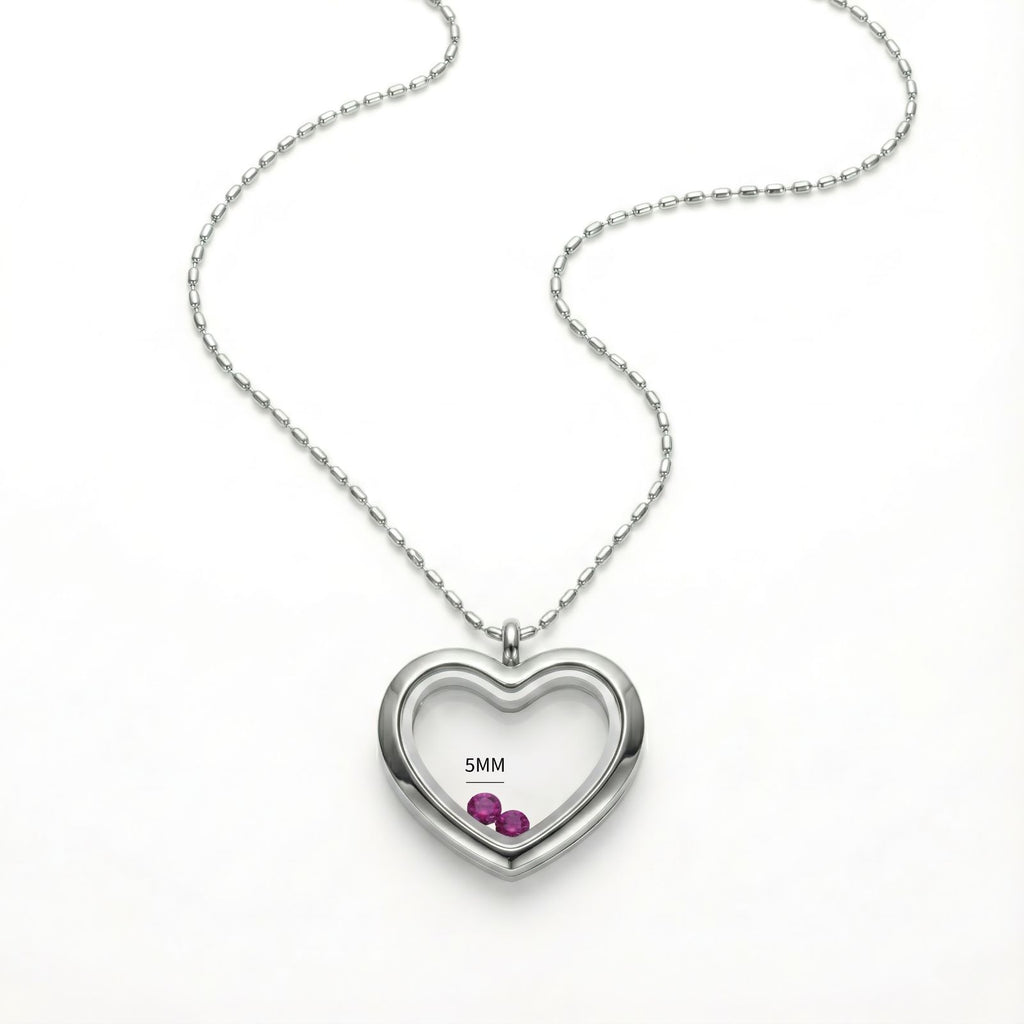 February Amethyst Violet Birthstone (2-Piece)