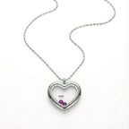 February Amethyst Violet Birthstone (2-Piece)
