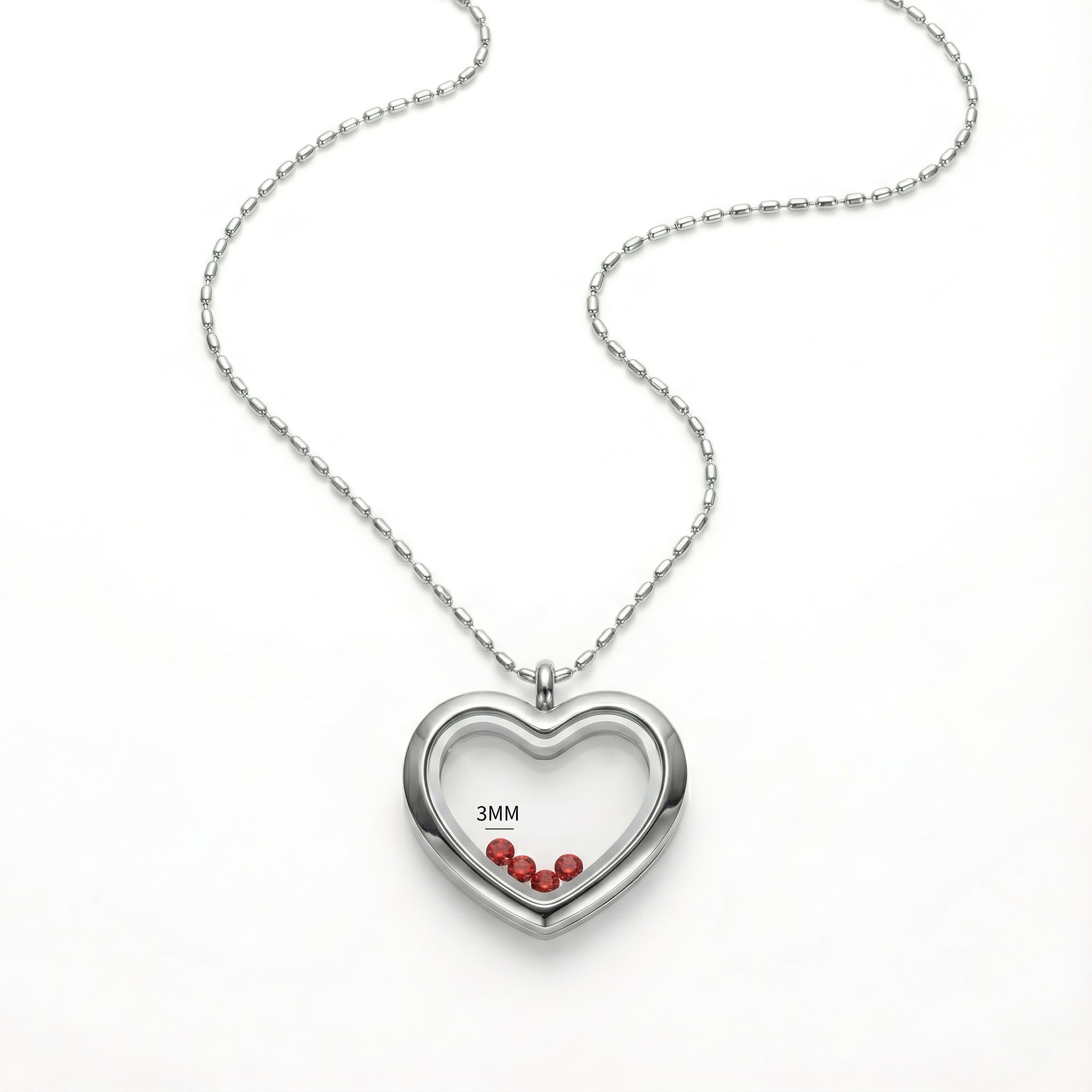 January Garnet Red Birthstone Set