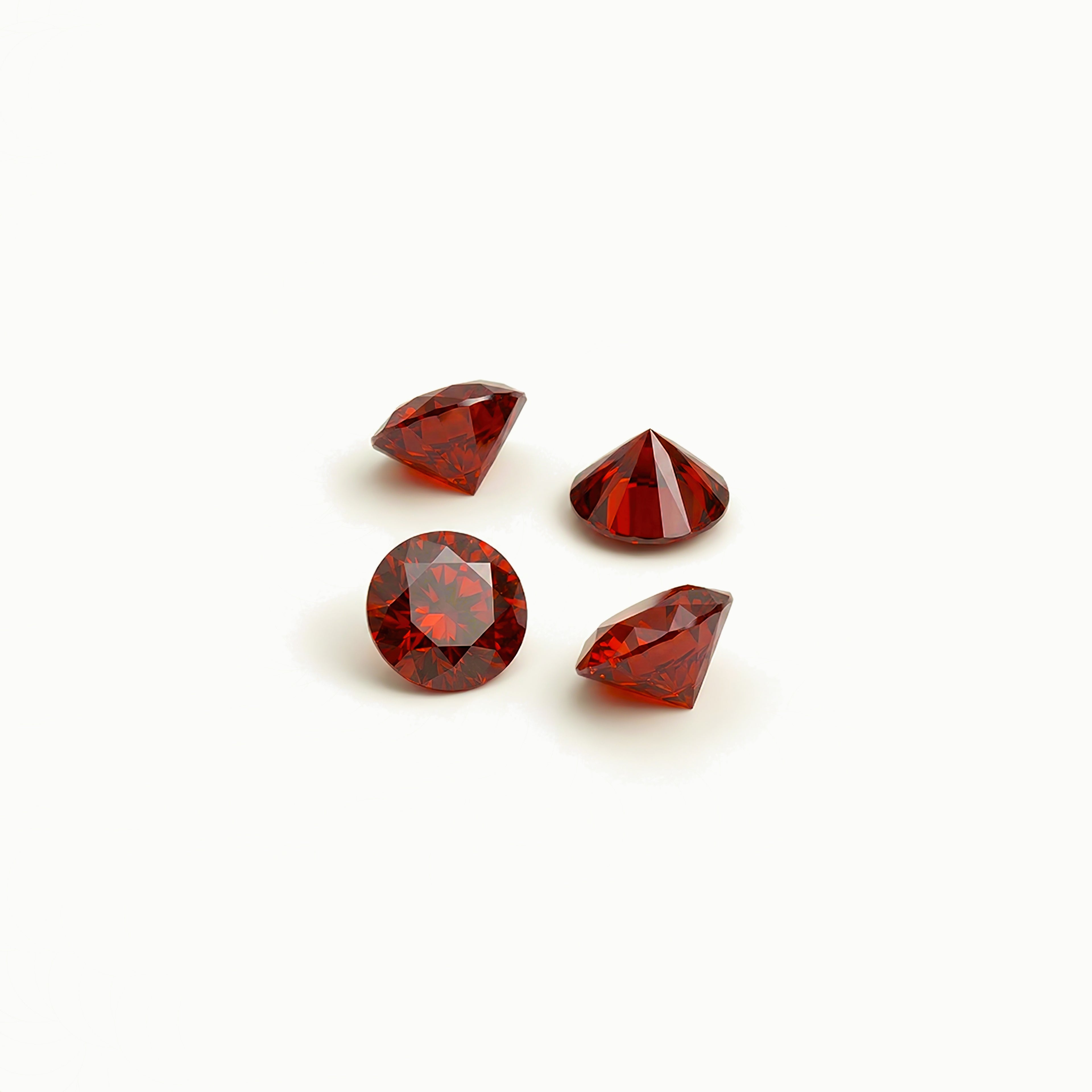January Garnet Red Birthstone Set