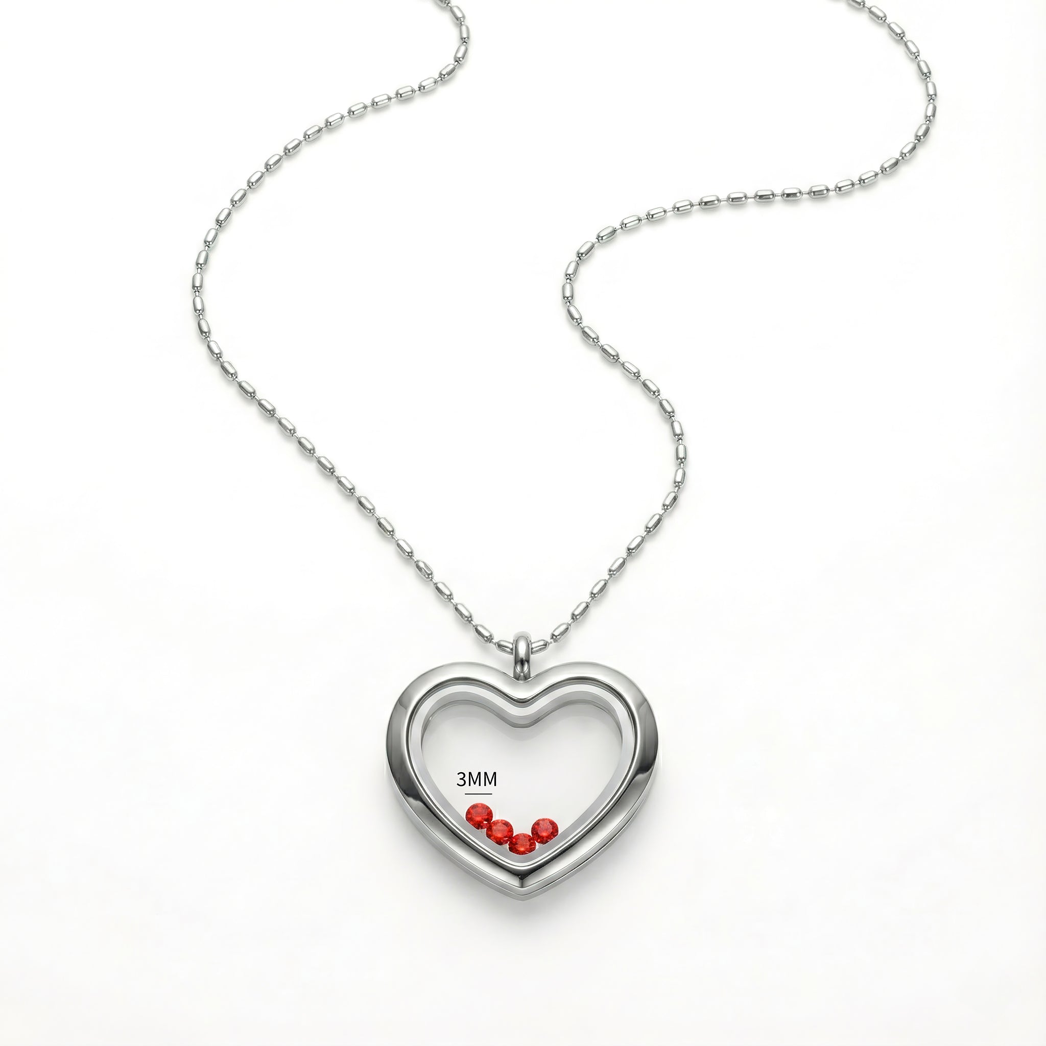 July Ruby Red Birthstone Set