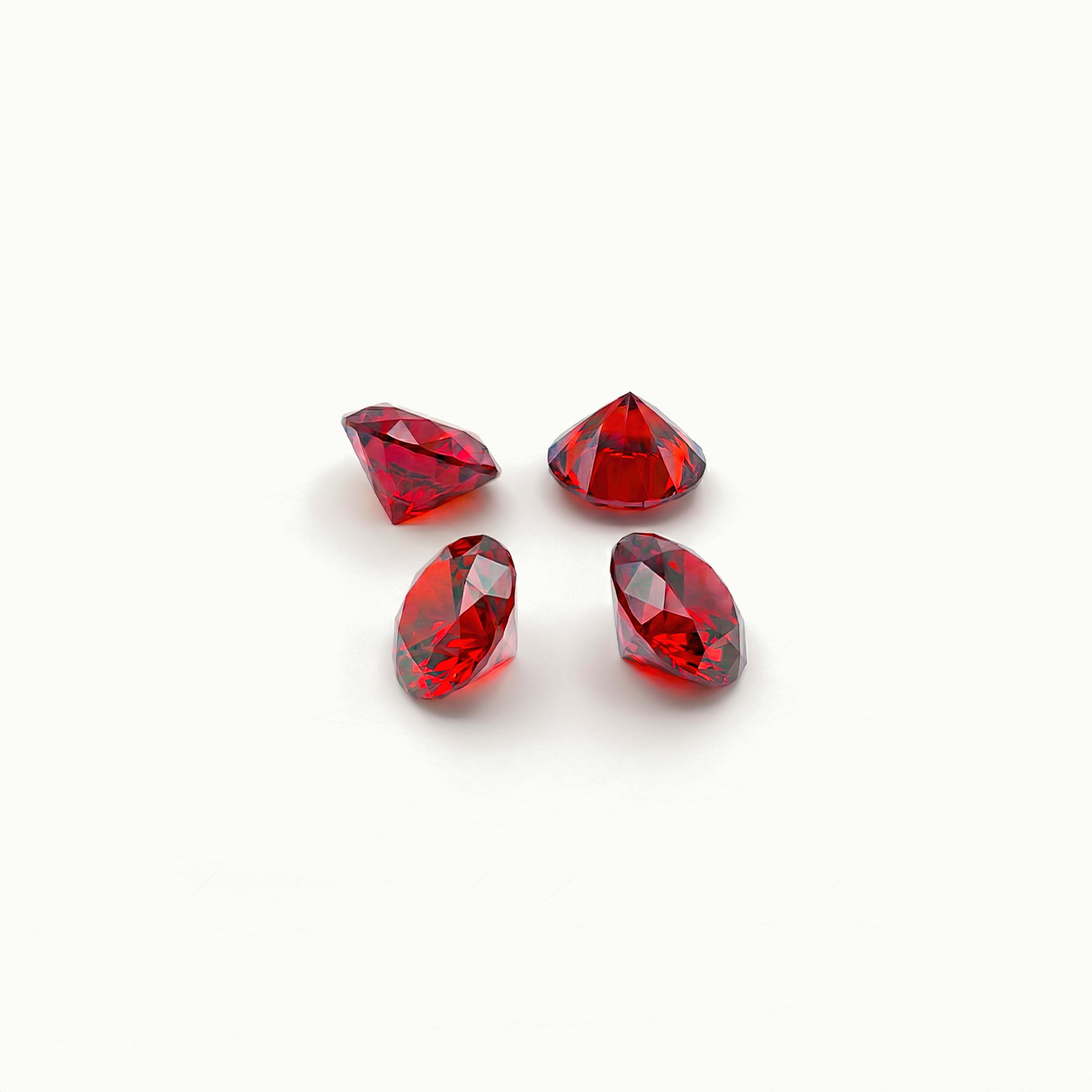 July Ruby Red Birthstone Set