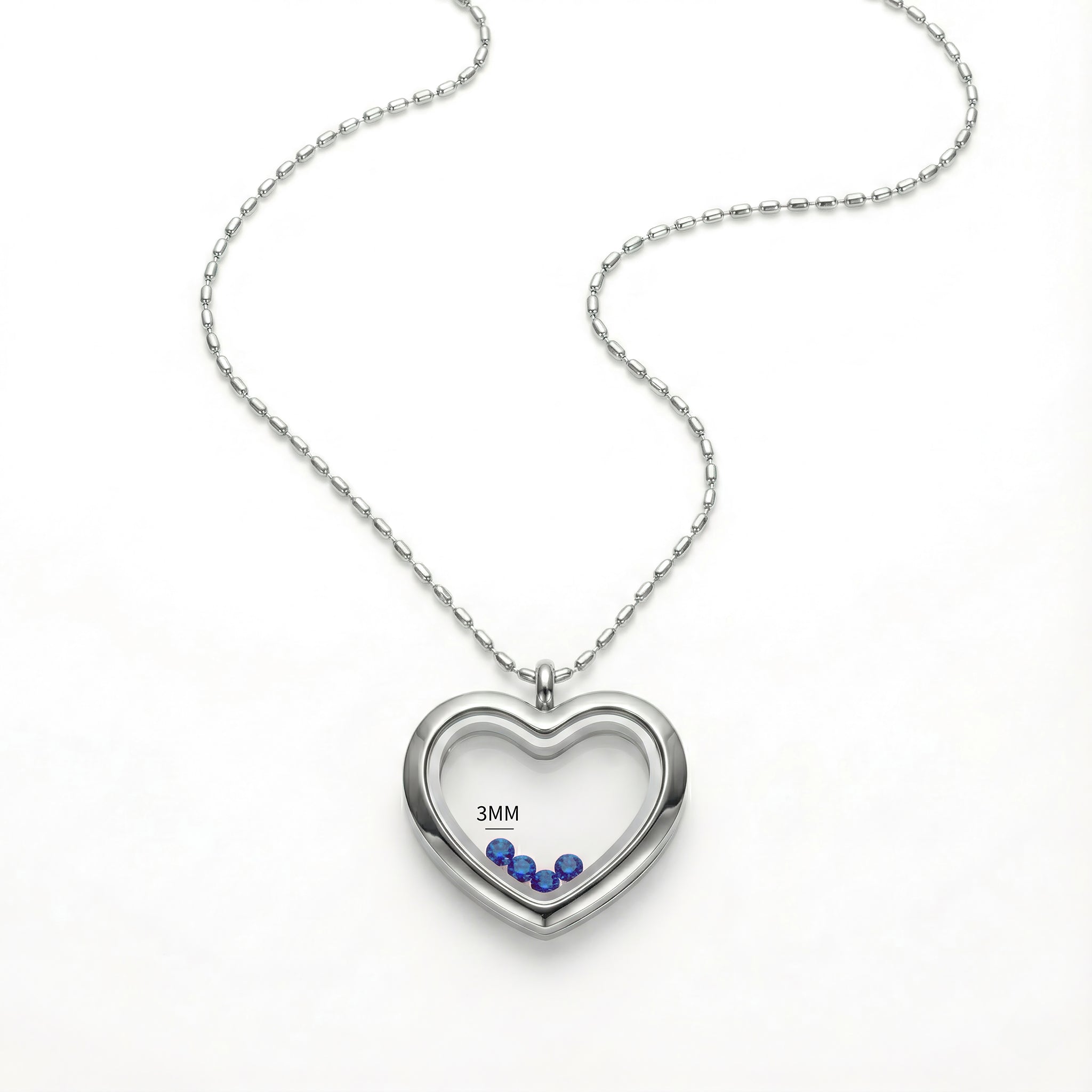 March Aquamarine Blue Birthstone Set