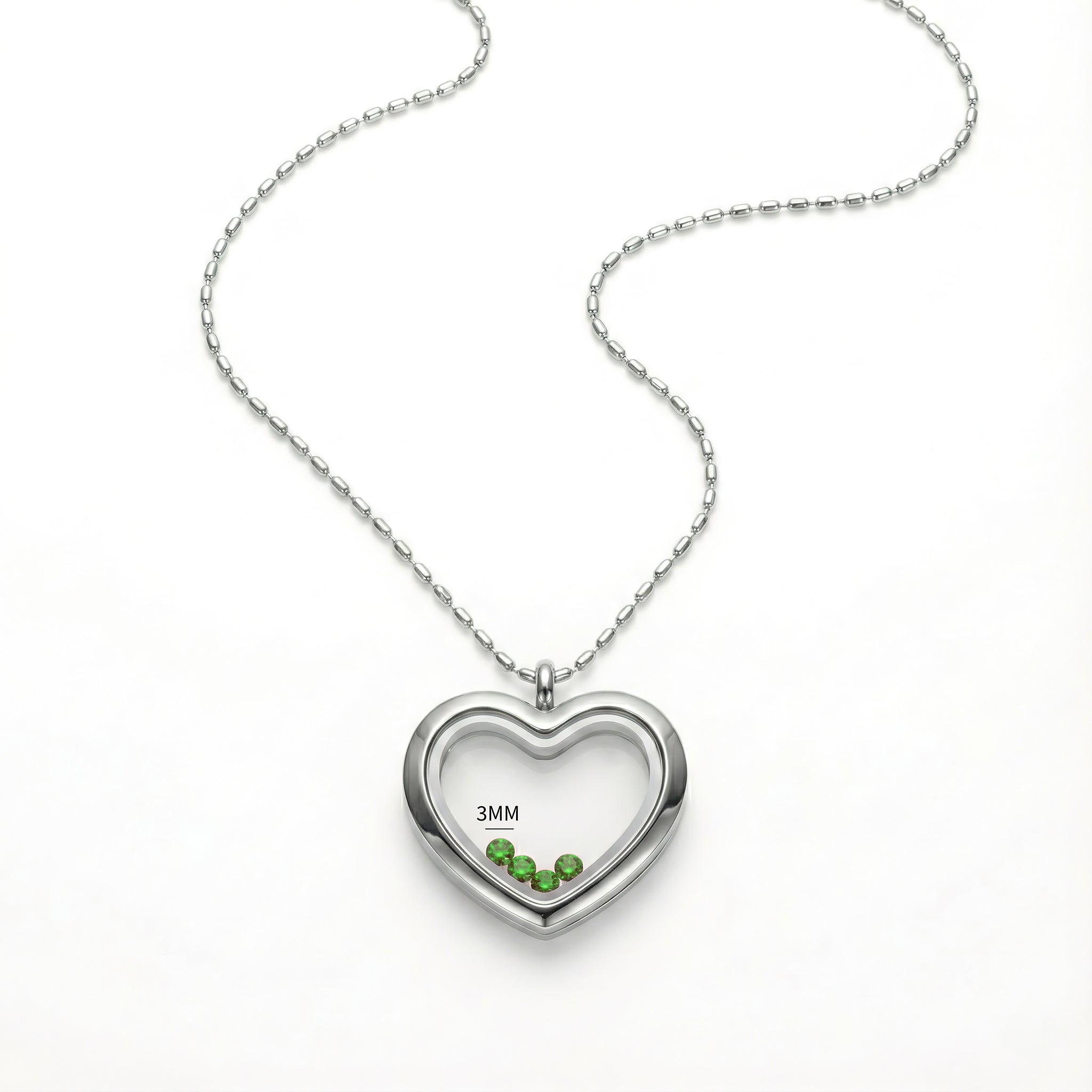 May Emerald Green Birthstone Set