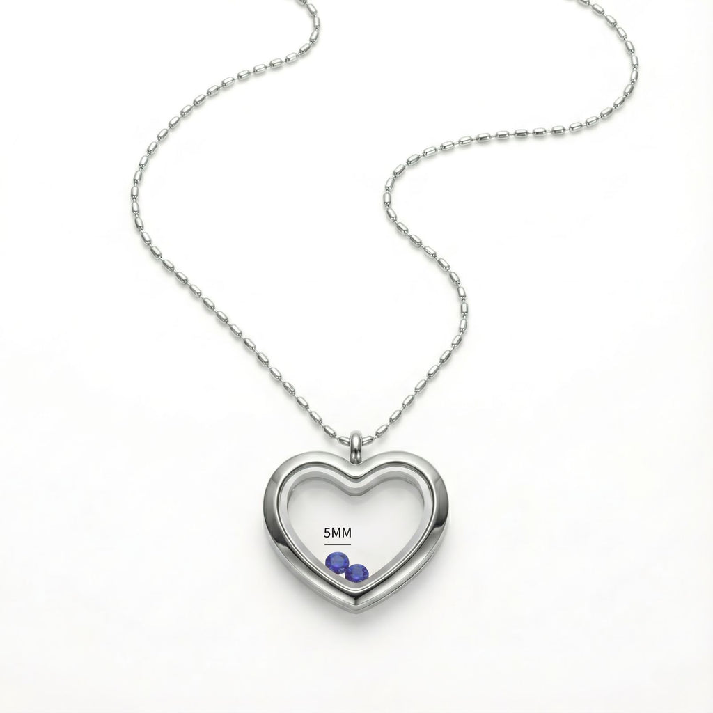 September Sapphire Blue Birthstone (2-Piece)