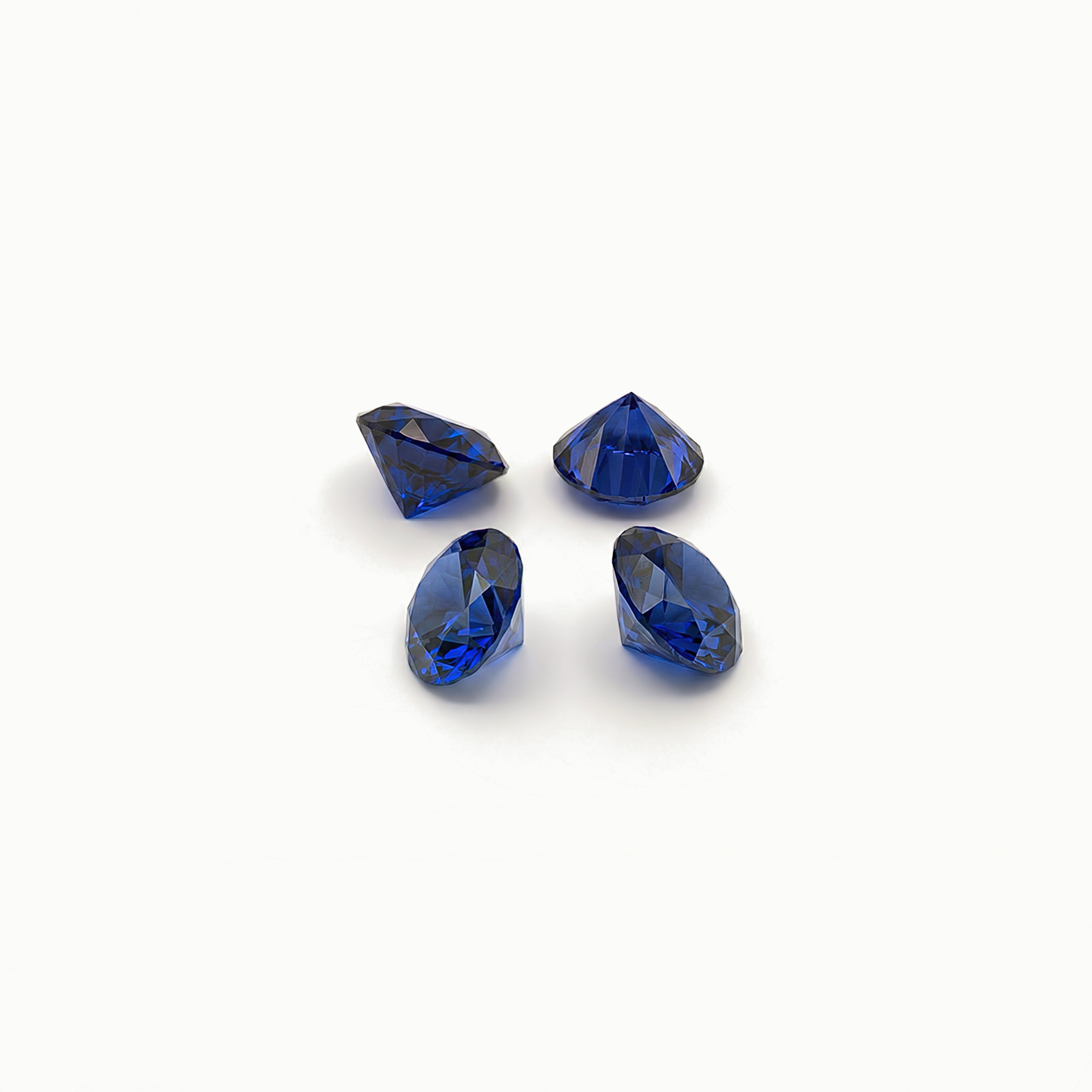 September Sapphire Blue Birthstone Set