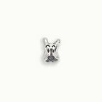 Silver Dog Face Floating Locket Charm