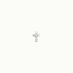 Clear Crystal Cross Charm