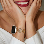 Floating Locket Apple Watch Bracelet - 18K Gold Plated
