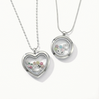 Silver Crystal Cat Silhouette Charm