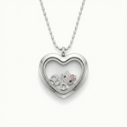 Silver Cream Biscuit Charm