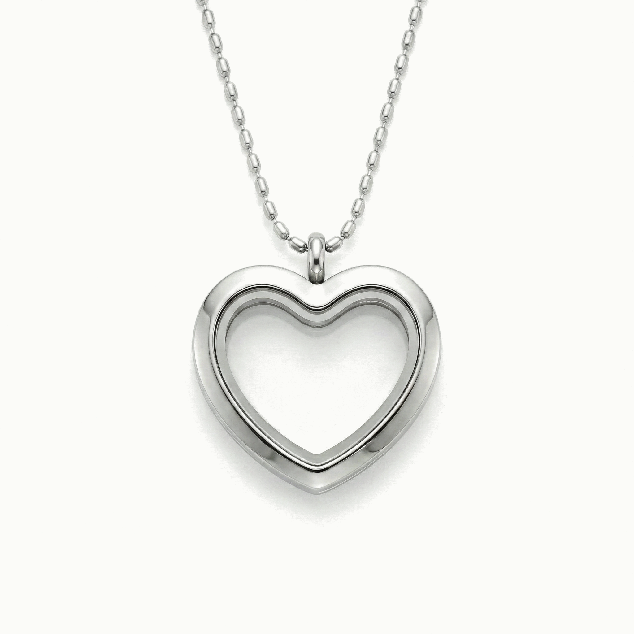 Heart Locket Pendant Necklace