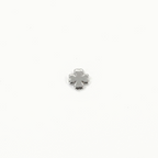 Silver Four Leaf Clover Lucky Floating Charm