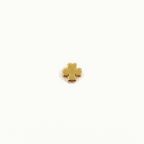 Gold Four Leaf Clover Lucky Floating Charm