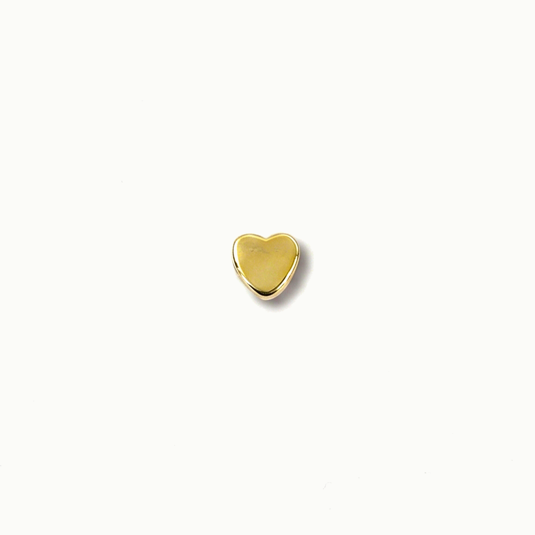 Gold Mini Heart Floating Locket Charm