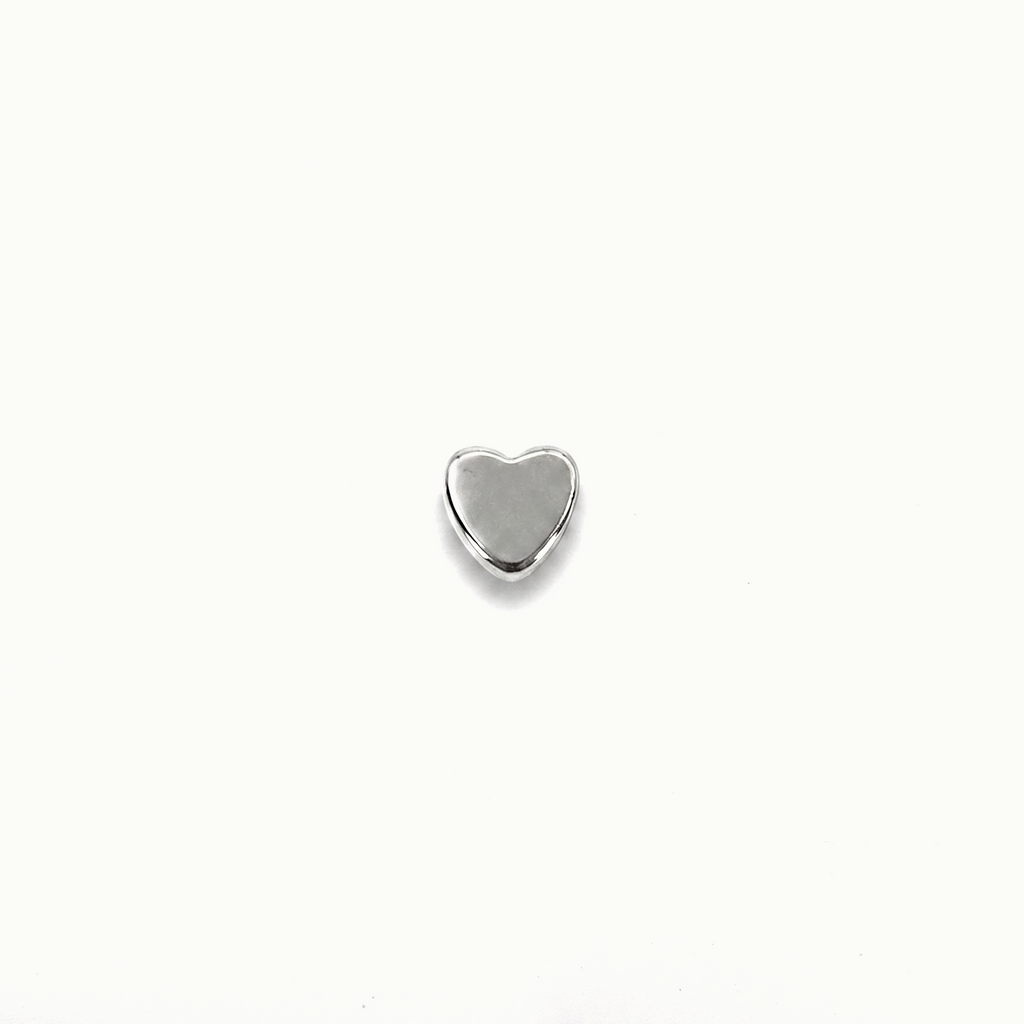 Silver Mini Heart Floating Locket Charm