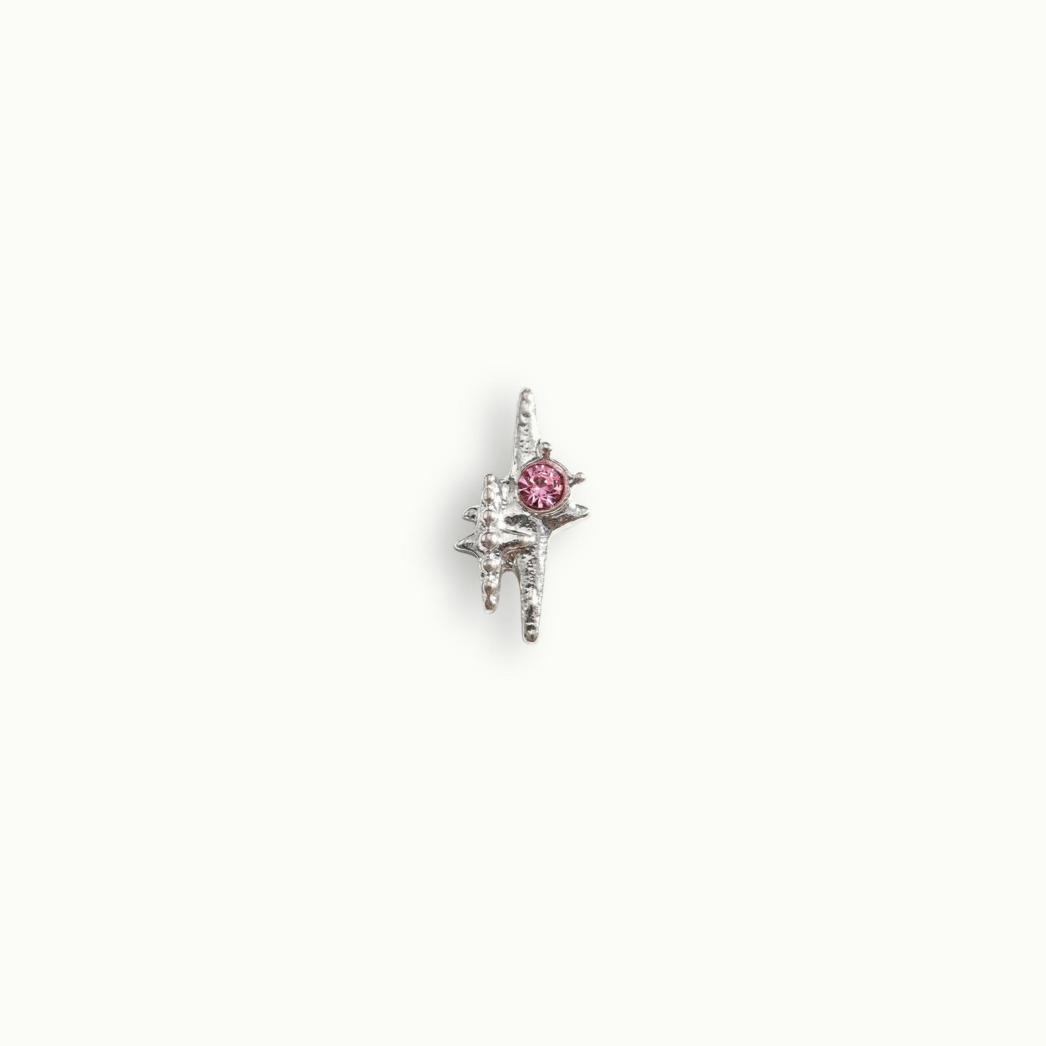 Pink Crystal North Star Charm