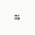 Pink Crystal Cherry Charm