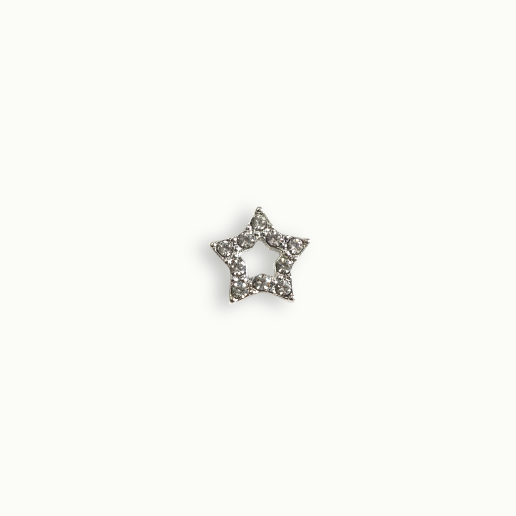 Clear Crystal Star Charm