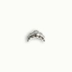 Silver Croissant Charm