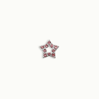 Pink Crystal Star Charm