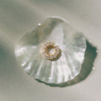 Gold Diamond Ring Floating Locket Charm
