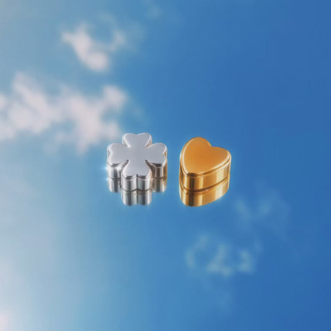 Gold Mini Heart Floating Locket Charm