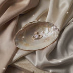 Gold Saturn Crystal Floating Locket Charm