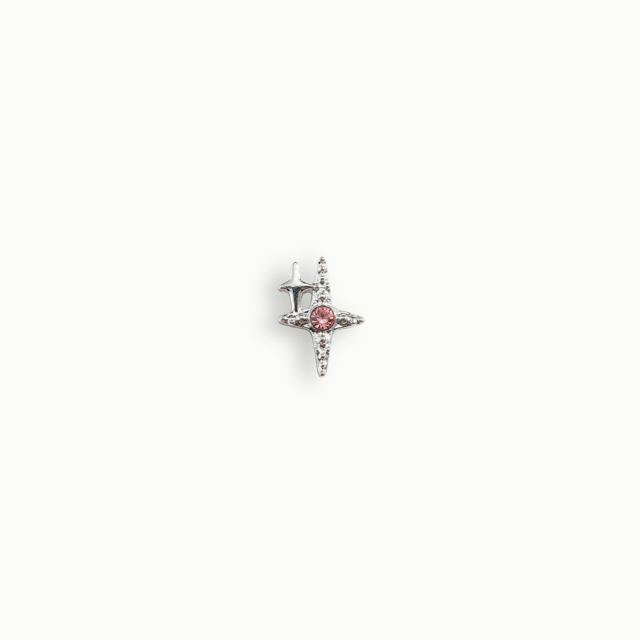 Pink Crystal Guiding Star Charm